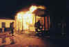 house fire after dark